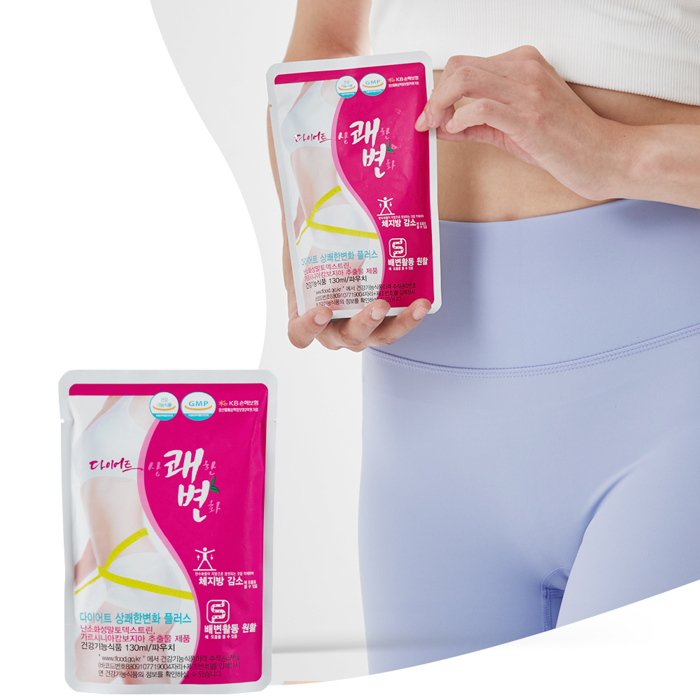 다이어트 쾌변 플러스 상쾌한변화 130ml 10포 식이섬유 배변활동