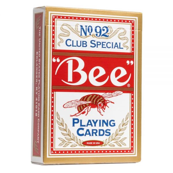BEE [해외][100%정품] Bee 골드 스탠다드 프리미엄 포커 플레잉 카드 12팩 표준 인덱스 카지노 품질 덱 BEE [해외직배송] 12 CT