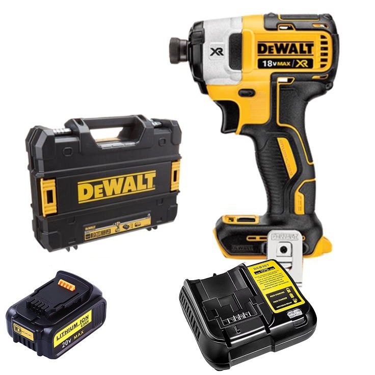 [해외]디월트 DCF887P2A 18V 브러쉬리스 임팩드라이버 호환6.0Ah 호환충전기 세트
