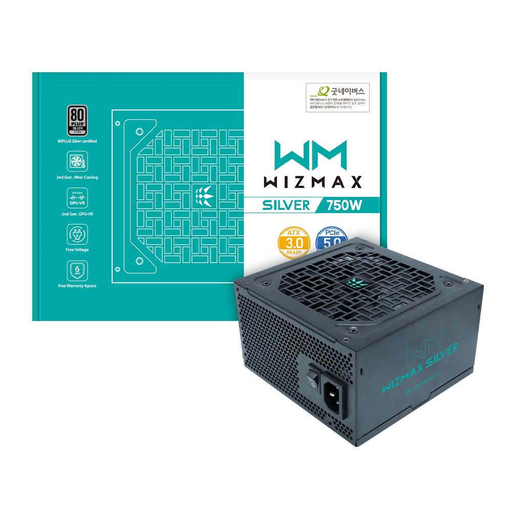 마이크로닉스 마이크로닉스 WIZMAX 750W 80PLUS SILVER ATX3.1