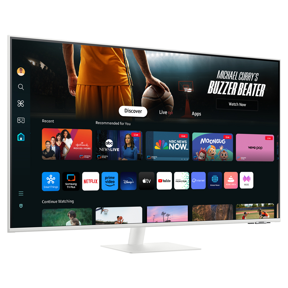삼성전자 107.9cm (43인치) 스마트 모니터 M7 S43DM701 LS43DM701UKXKR UHD 4K  화이트