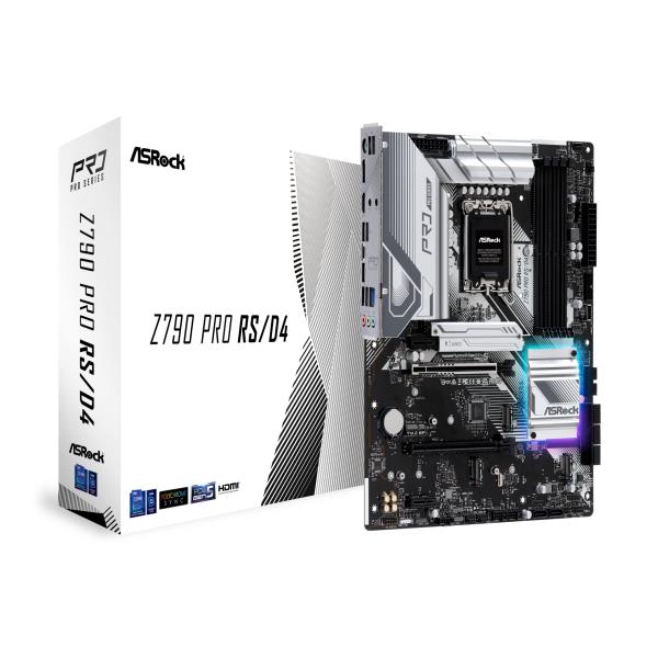 【세트 구입】ASRock 마더보드 Z790 Pro RS/D4 Intel 제12세대 CPU(LGA1700) 대응 칩셋 DDR4 ATX 【국내 정규 대리점품】 &amp; 13.2W/m