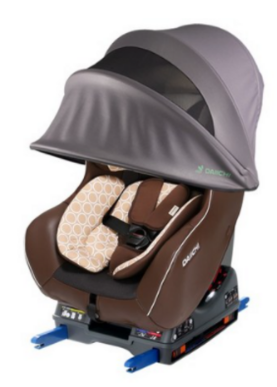 다이치 듀웰 시즌2 ISOFIX 카시트 분리형 + 선바이저 L, 브라운, 픽스형, 다이치, 친환경오가닉, DualWell Carseat Season II ISOFIX