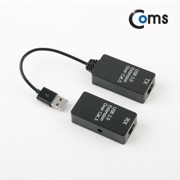 Coms coms DM184 USB 리피터 RJ45 50M USB 2.0 전송 속도 지원 아답터 별도구매품