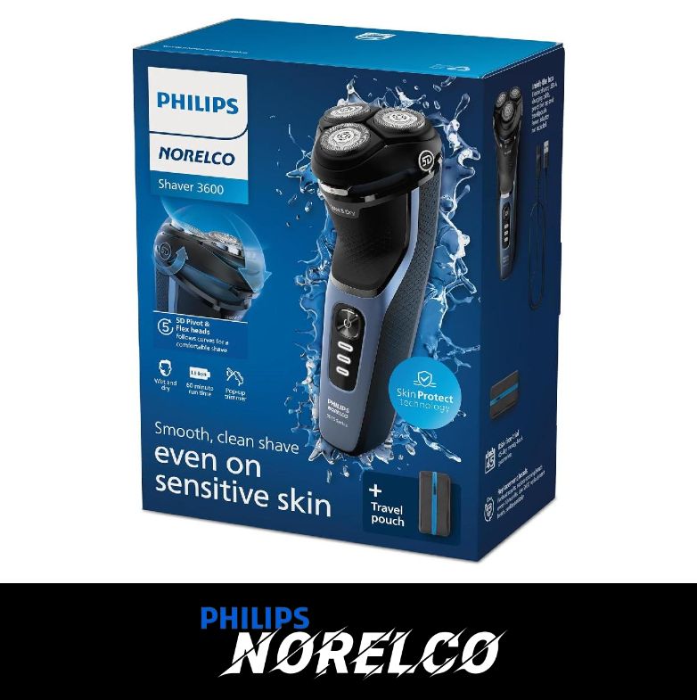 [해외]필립스 노렐코 전기 면도기 3600 S3243/91