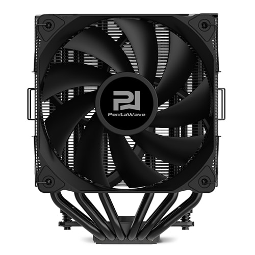 펜타웨이브 펜타웨이브 Ｚ06D 듀얼 타워형 공랭 정방향 인텔 소켓 LED라이트 쿨러 무뽑기 방지 키트 (블랙)