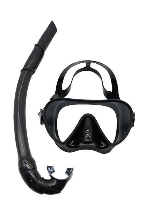 오션테그 뷰스노클링세트 블랙 스노쿨링 장호항 세부 보홀 스노클링마스크