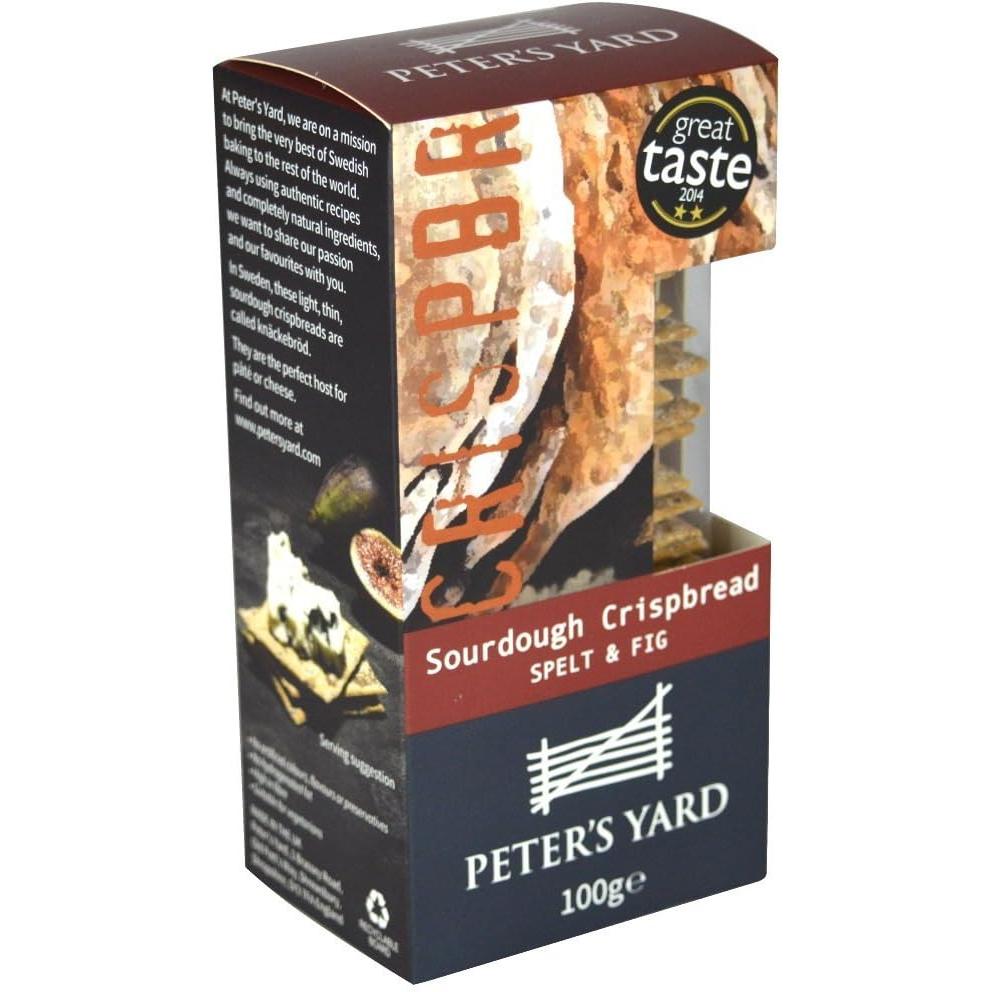 Peter's Yard [해외]Peter's Yard 피터스 야드 사워도우 크리스프브레드-스펠트 앤 피그 100g 12개