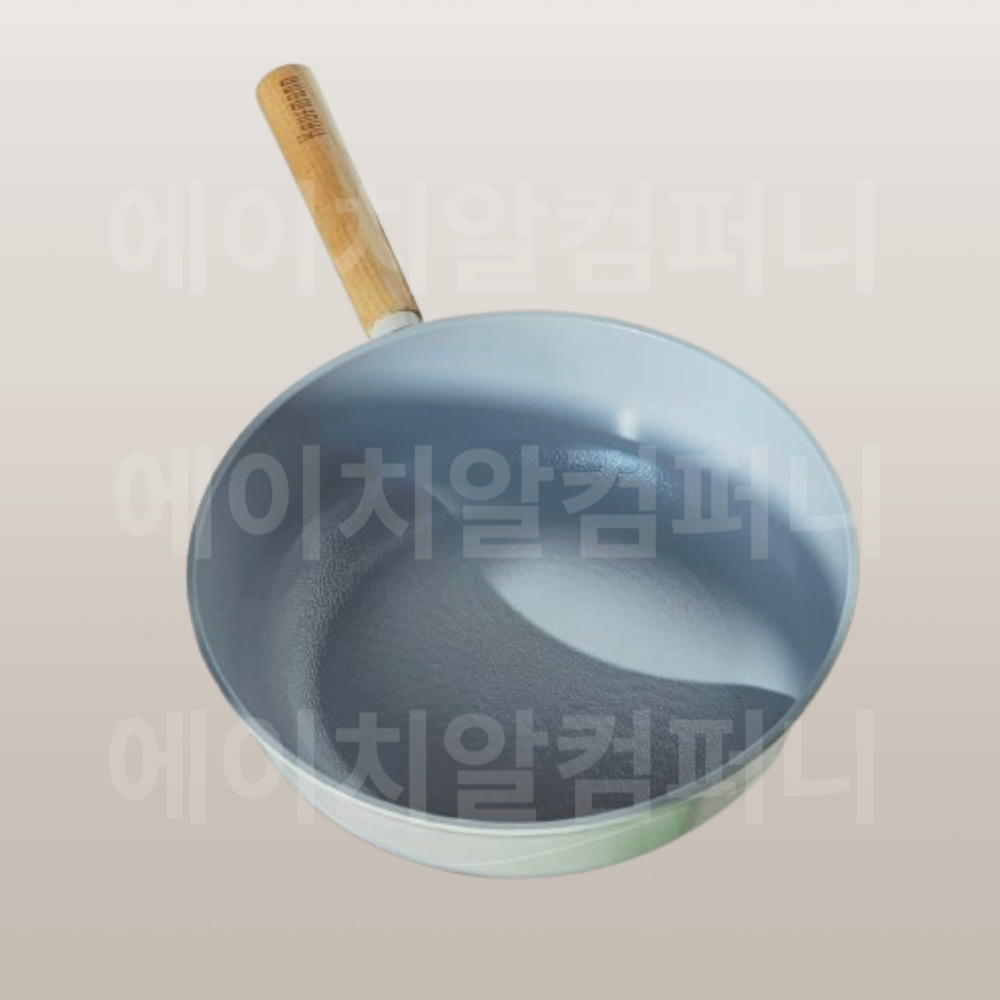 [카우프만] 데이지 인덕션 28CM 궁중팬 유리뚜껑 세트 KDIF-28WG 세라믹 코팅 가스레인지 모든열원 사용가능 탕 찌개 볶음