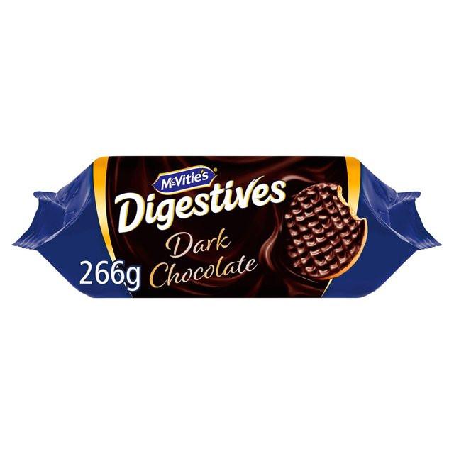 McVitie's [해외]McVitie's 맥바이트 다크 초콜릿 다이제스티브 비스킷 266g 6개