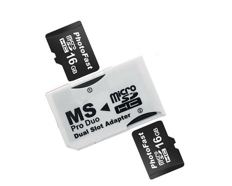 소니 메모리스틱 리더기 프로 듀오 듀얼슬롯 MS PRO DUO 메모리카드 MicroSD