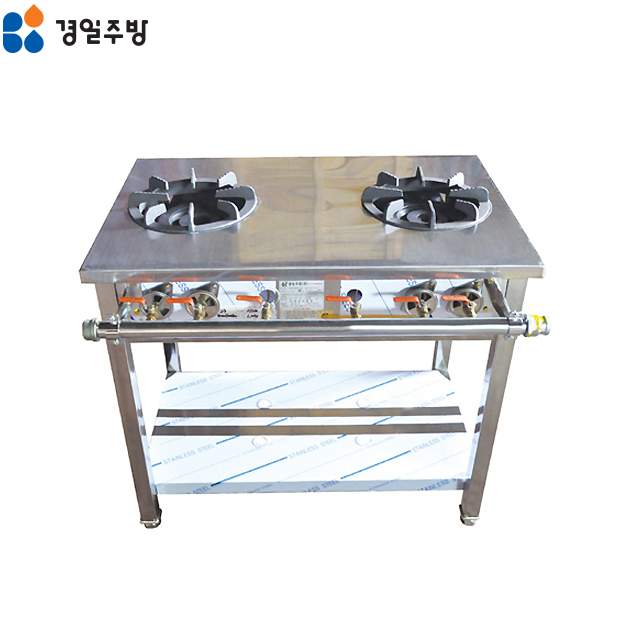 경일 시그마 신석쇠 2구 900 스텐커버 테이블렌지 KTR-9602S LNG