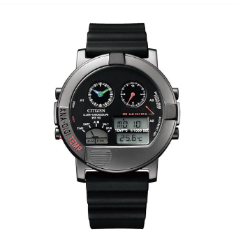 [해외]시티즌 CITIZEN 와치 손목 시계 레코드 레이블 아나디지템프 JG0074-11E 일본 직구