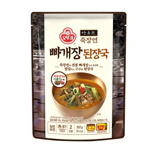 오뚜기 죽장연 빠개장 된장국 500g 한끼식사 얼큰한국물 시원한국물 진한국물 해장음식