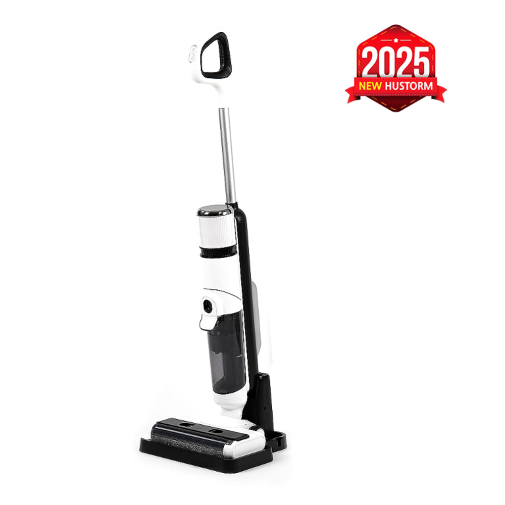 휴스톰 아쿠아 듀얼클린 무선 진공+물걸레 겸용 청소기 자동세척 건식 습식 HD-9000W