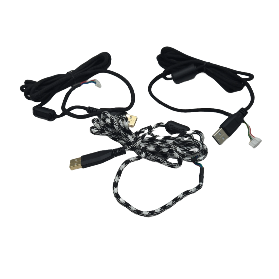 익스 인옵 전용 마우스 부드러운 파라코드 금도금 usb 케이블 프로인텔리 호환 참조