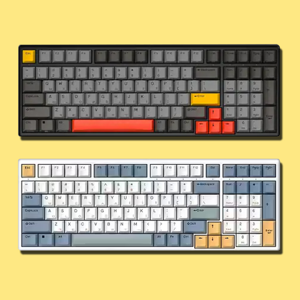 한성컴퓨터 한성컴퓨터 GK896B PRO 무접점 보글보글 한무무 조용한 저소음 무소음 사무용 사무실 키보드