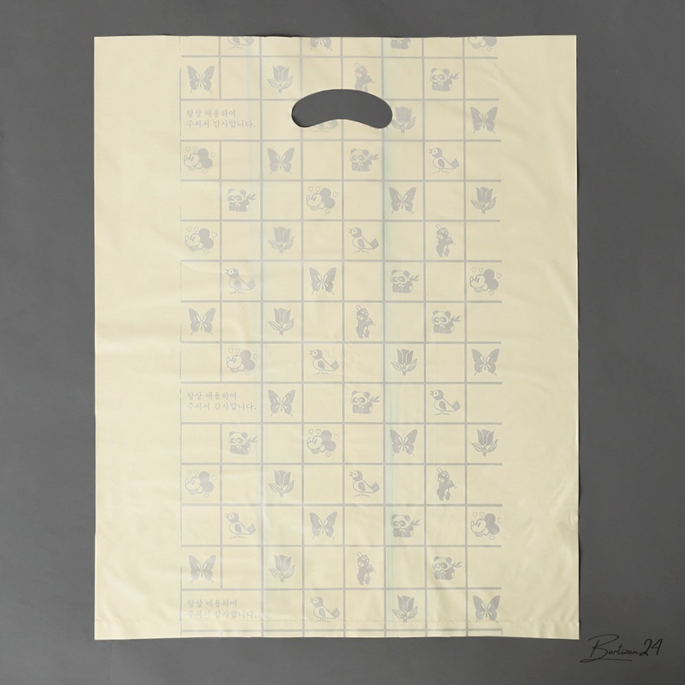 양장비닐봉투 100P 노랑 45x55cm 회사큰봉투 매장봉투 식당봉투 다목적봉투 화장실봉투 사무실이전