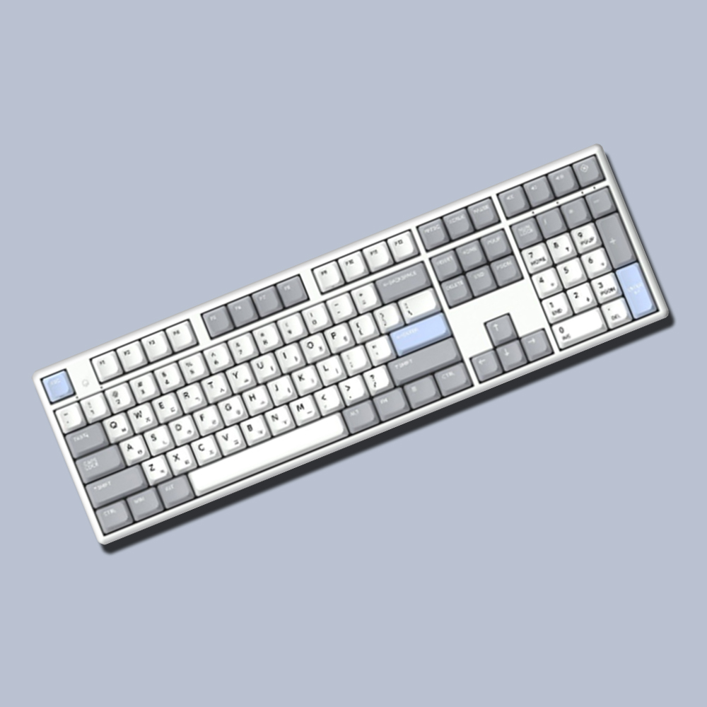 한성 GK898B 사무용 유무선 무접점 한무무 35g 무소음 저소음 보글보글 풀배열 키보드