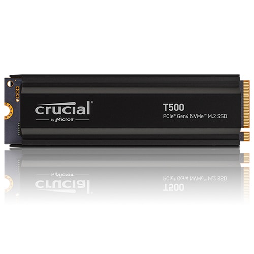 마이크론 Crucial T500 히트싱크 M.2 NVMe 아스크텍 (4TB) SSD