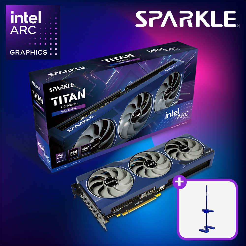 SPARKLE intel Arc B580 배틀메이지 TITAN OC GDDR6 12GB
