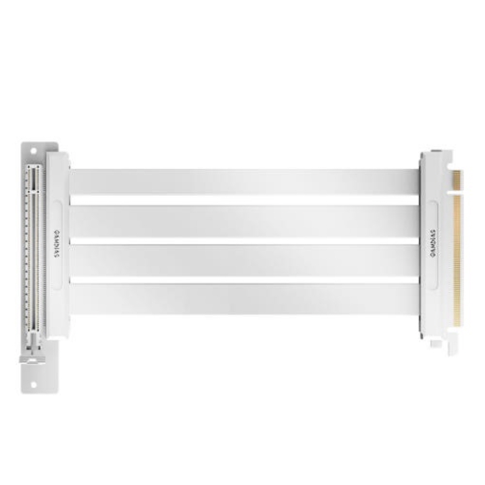 GAMDIAS PCIE 4.0 라이저 케이블 화이트