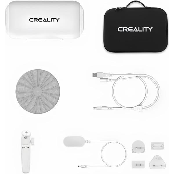 CRETY 3D CR-Scan 도마뱀 스캐, 최대 0.05mm 고정밀  스캔 모델링, 자동 데이터 처리, 정품
