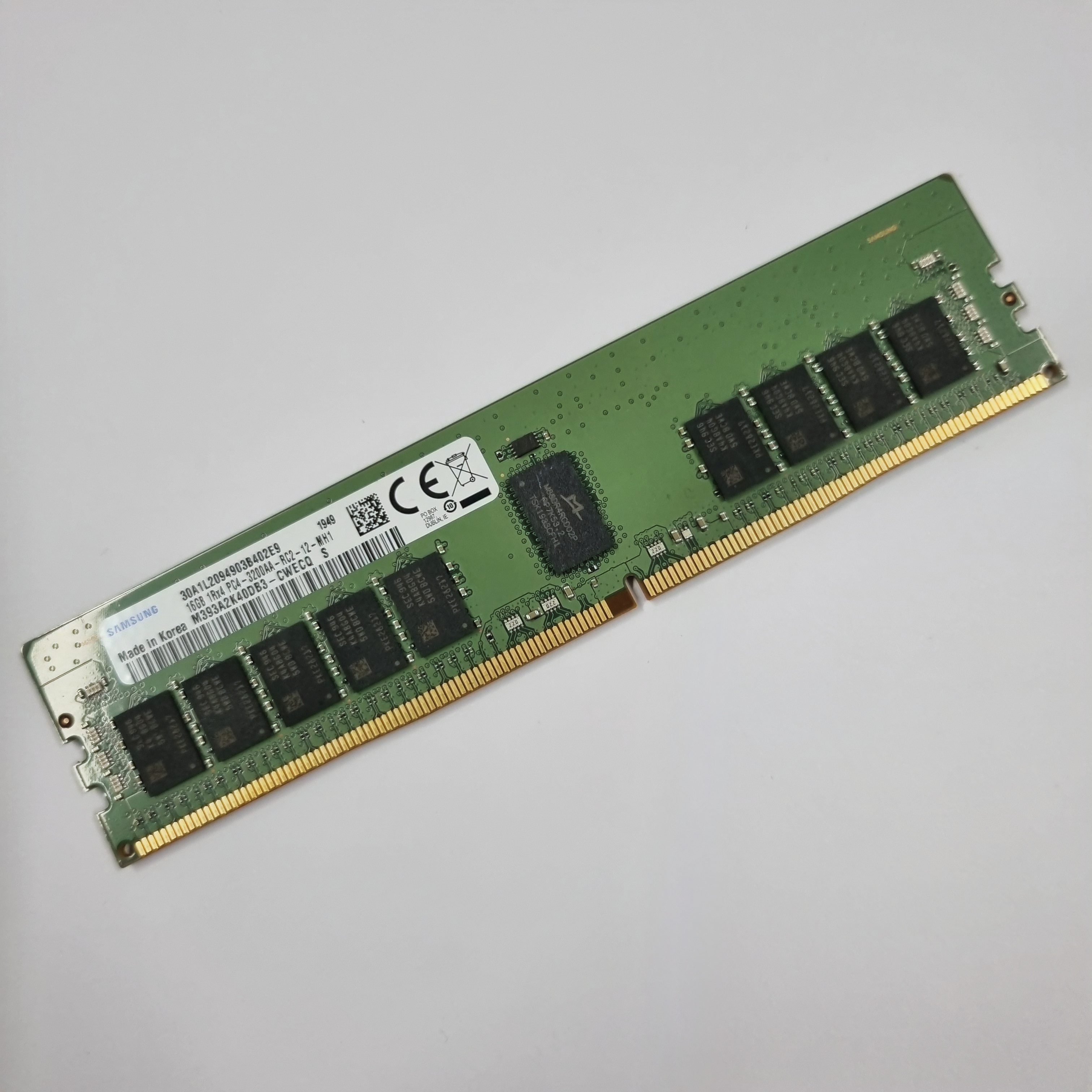 [중고]삼성전자 서버용 DDR4 16GB PC4-3200AA (PC4-25600/REG ECC)