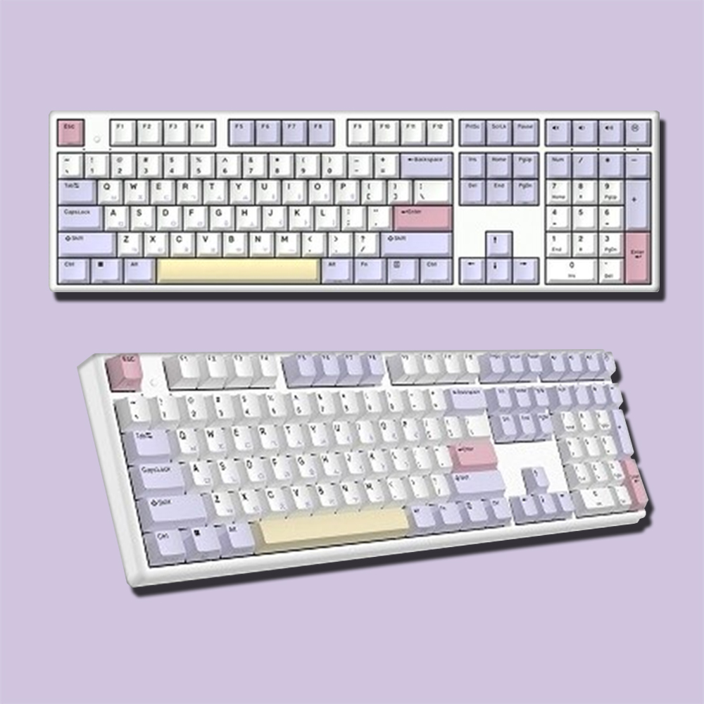 한성 GK898B 염료승화 한무무 유무선 무접점 풀배열 보글보글 저소음 사무실 무소음 키보드