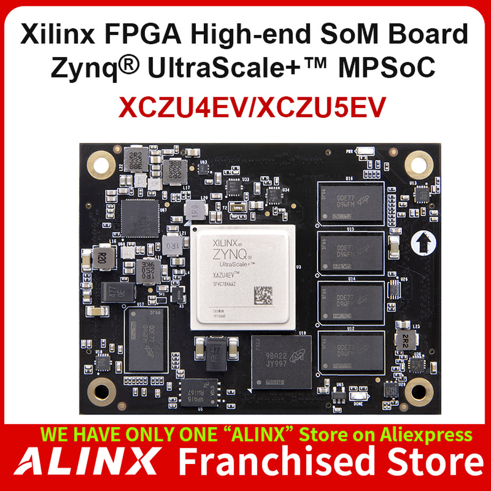 [해외]ZU5EV 징크 산업 ACU5EV MPSOC 자일링스 AI 등급 울트라스케일 모듈 ZU4EV ALINX SoM ACU4EV Core Board