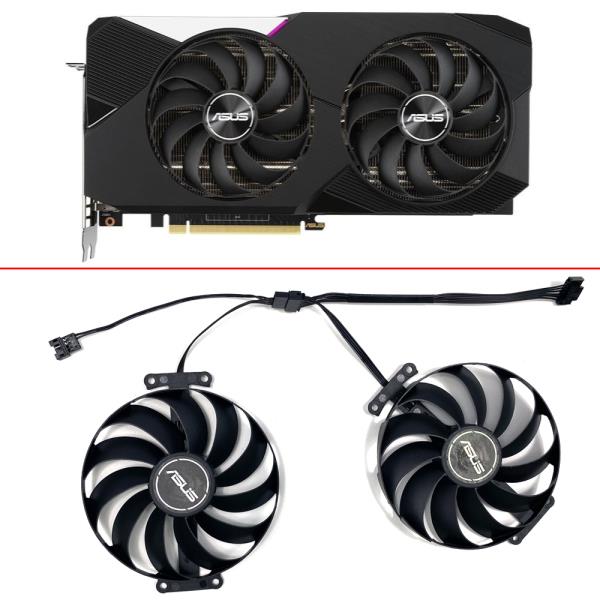 호환100% ASUS GeForce RTX 3060 Ti 듀얼 OC 팬용 그래픽 카드 쿨러 T129215SU 12V 0.5A 95mm 7