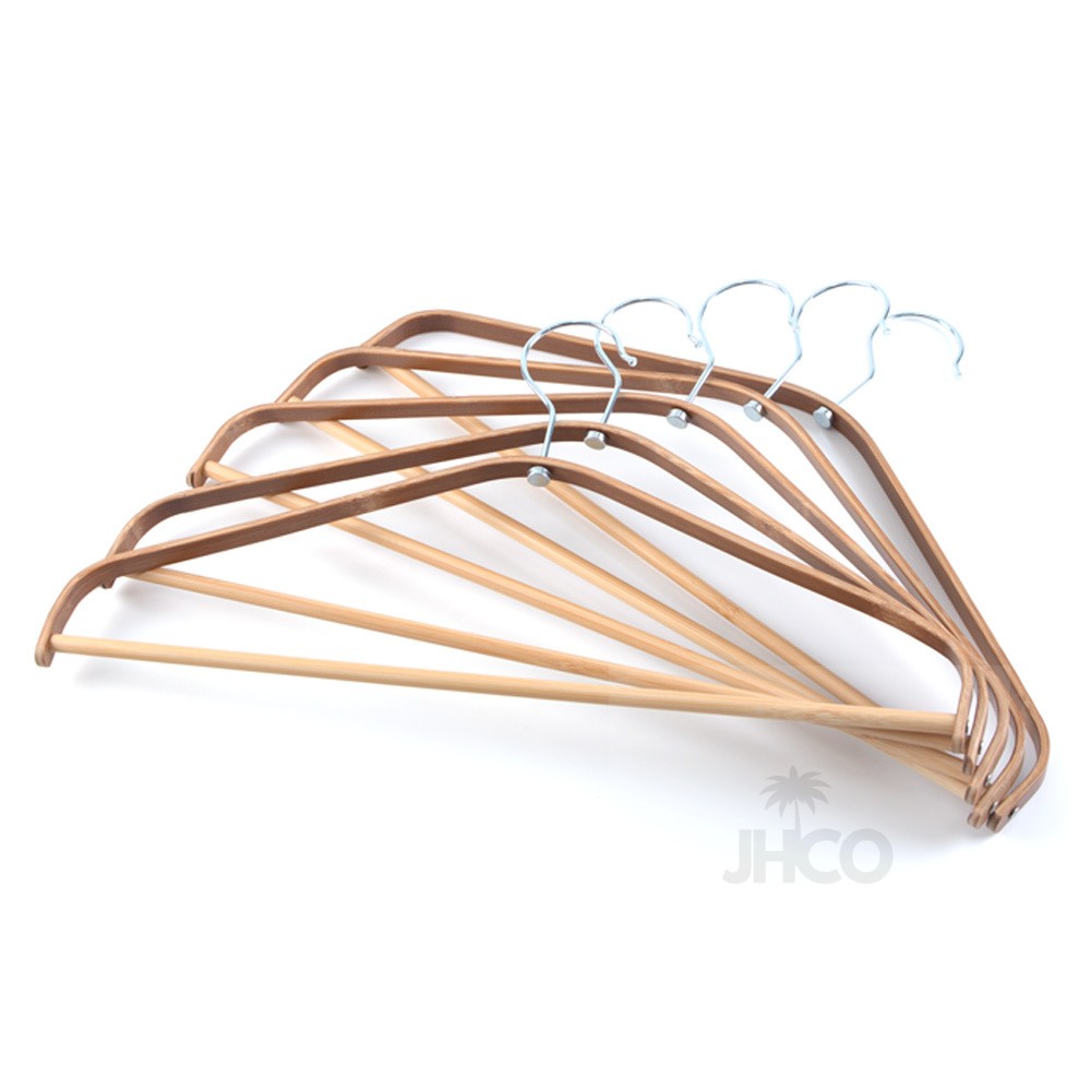 제이일상템 이케아 HOSVANS 회스반스 대나무 옷걸이 5P 보관 행거 수납 다용도 옷장