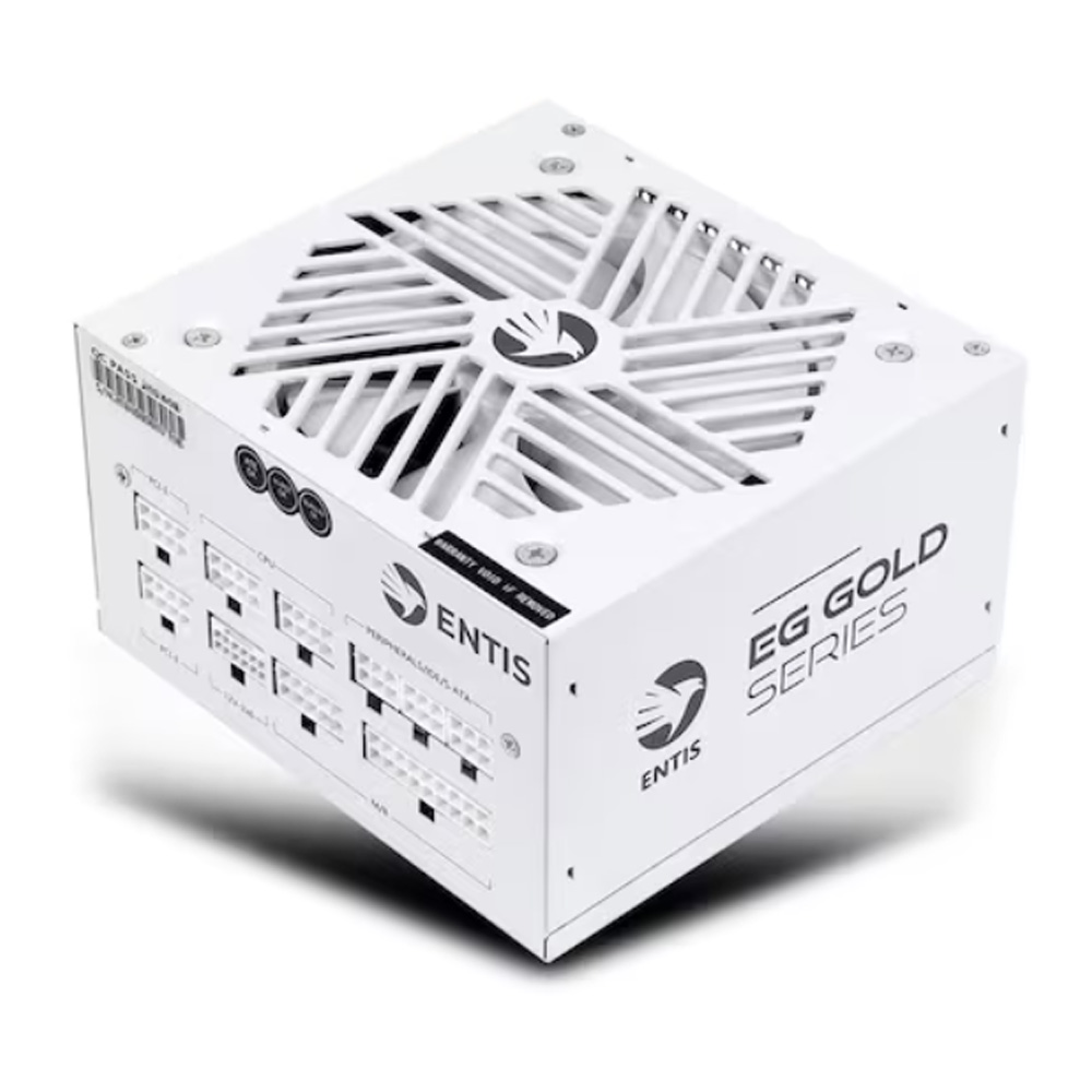 엔티스 EG 1000W 파워 80PLUS 골드 풀 모듈 ATX3.1 엔티스파워 파워서플라이 화이트
