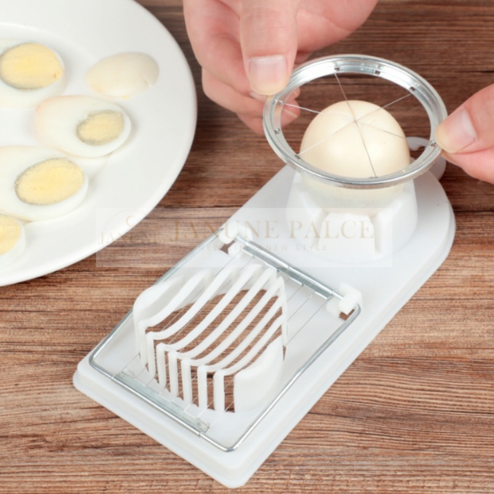 재넌 스테인레스 에그 슬라이서 계란 아보카도 햄 커터기 절단기 답례품 에그슬라이스