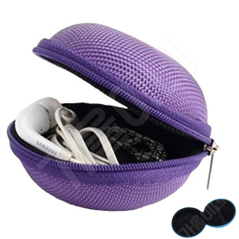 가을이네 협력사 OEM 파샐리 케이블홀더 휴대용수납함 이어폰보관함 파우치 일반색상랜덤