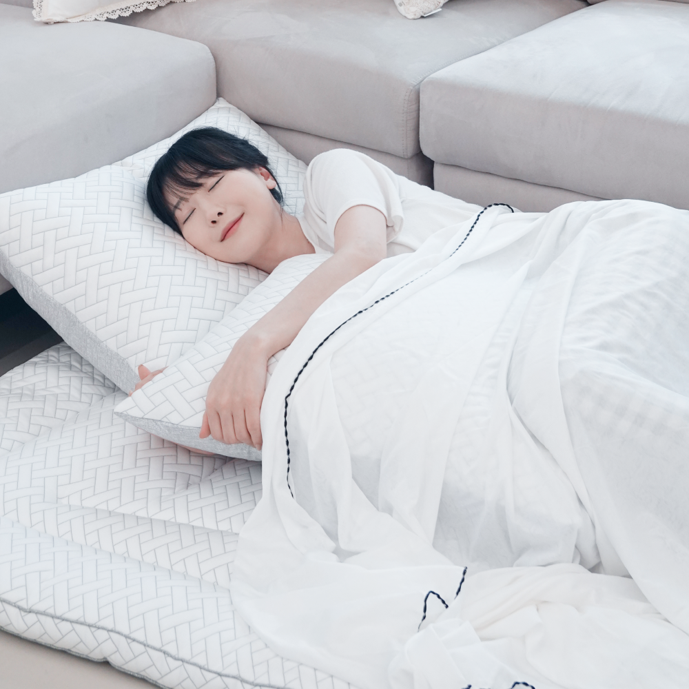 에어리빙 쿨토퍼 세트 국내생산 듀오쿨 그래핀 분리형 세탁가능 여름 냉감토퍼+이불+베개 침대 시원한 쿨세트 SS