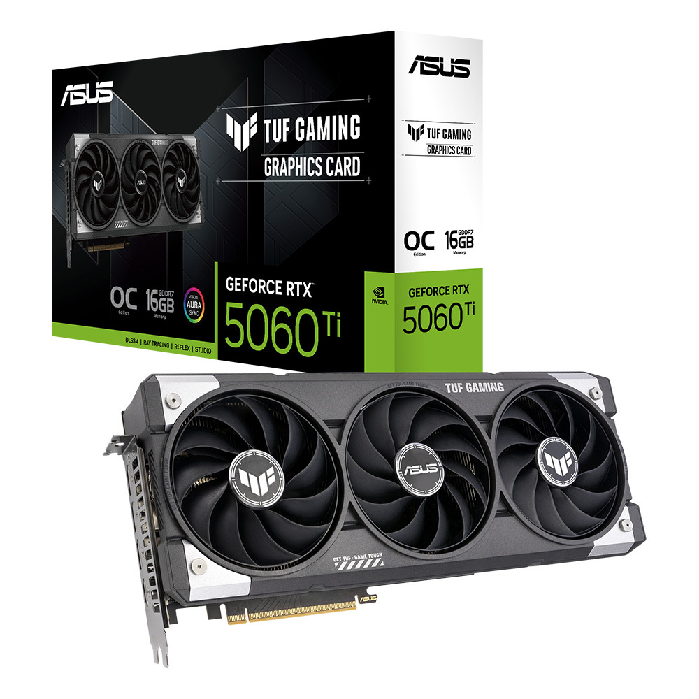ASUS TUF Gaming 지포스 RTX 5060 Ti OC D7 16GB 인텍앤컴퍼니
