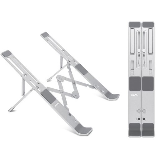 ㈜이음전산 아이템허브 노트북 타블렛 거치대 알루미늄 조절 10인치부터 17.3인치 가능 초경량