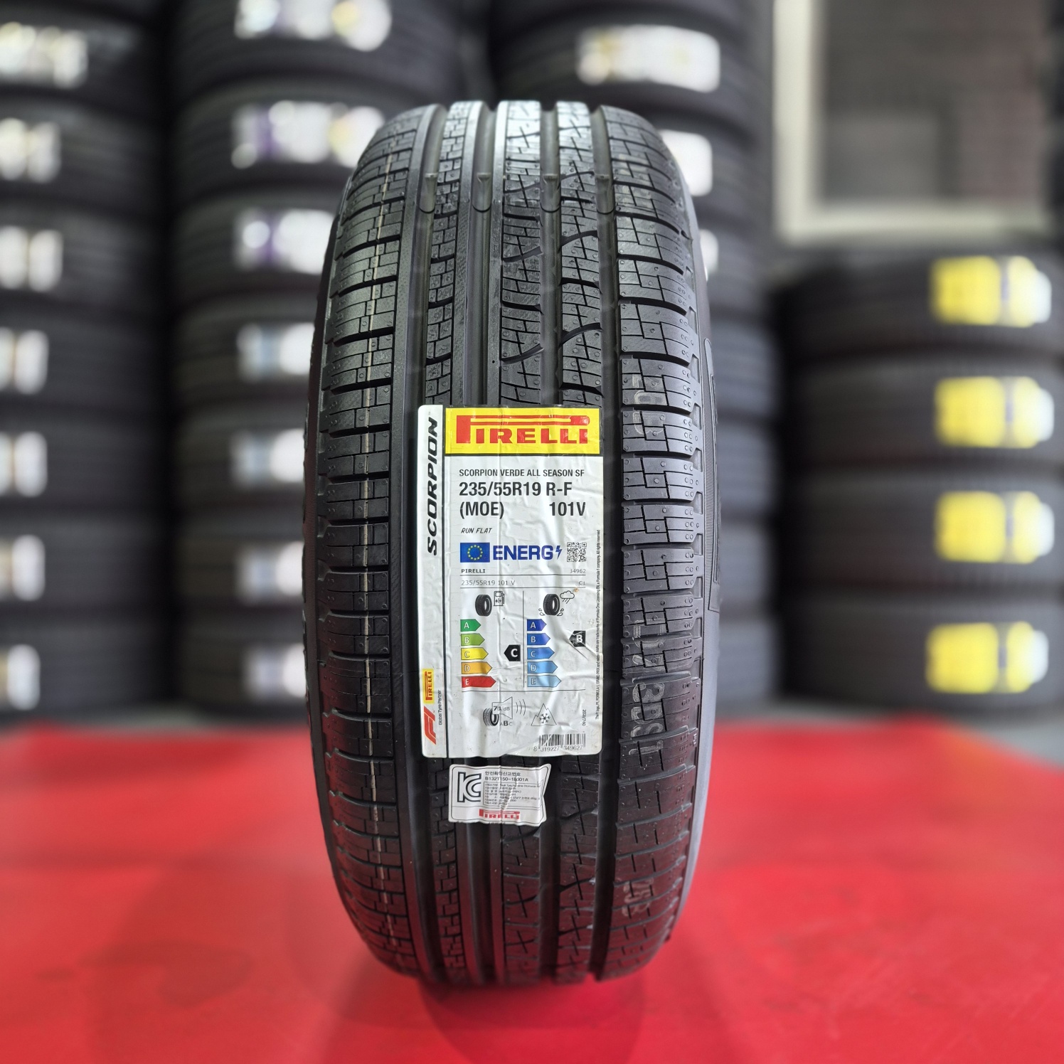235 55 19 피렐리 스콜피온 베르디 올시즌 런플랫 235/55R19 23년식 GLC