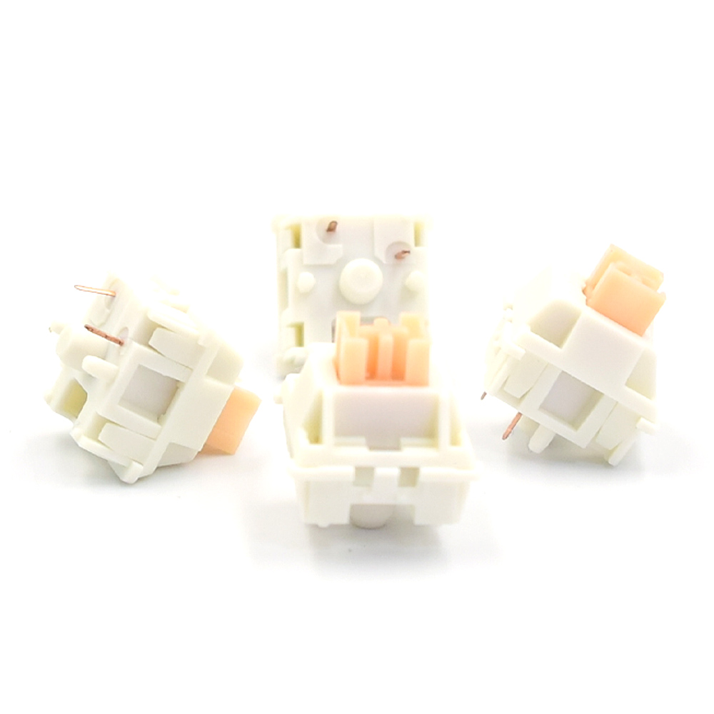 오테뮤 OTEMU 오테뮤 저소음 크림 옐로우 PRO 축 5핀 택타일 기계식 키보드 스위치