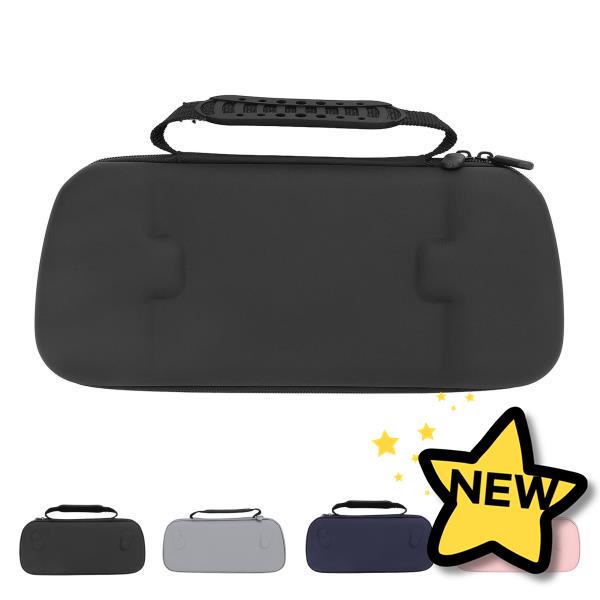 100% 호환 게임 콘솔 하드 케이스 탈착식 포켓 쉘 운반 듀얼 지퍼 MSI 클로 A1M 용 ROG 앨리 X 2024 RC72LA