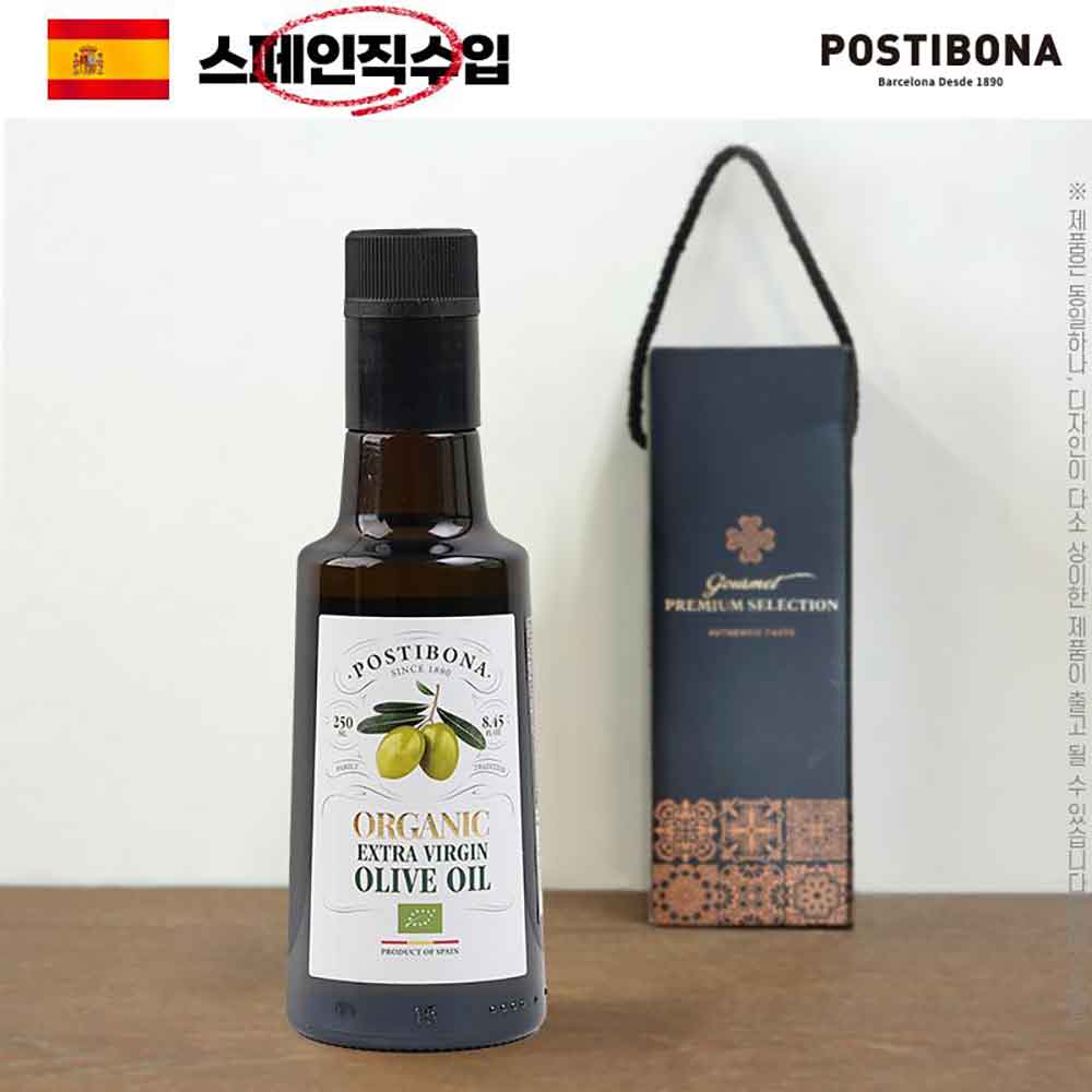 (스페인직수입) 포스티보나 유기농 올리브유 250ml 1P