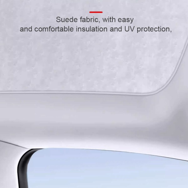 차양막 차량용 스웨이드 원단 정전기 흡착 선루프 햇빛가리개 샤오미 SU7 2024 채광창 자동차 액세서리