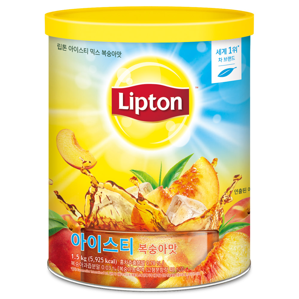 유니레버 립톤 아이스티 복숭아 1.5kg, 1개