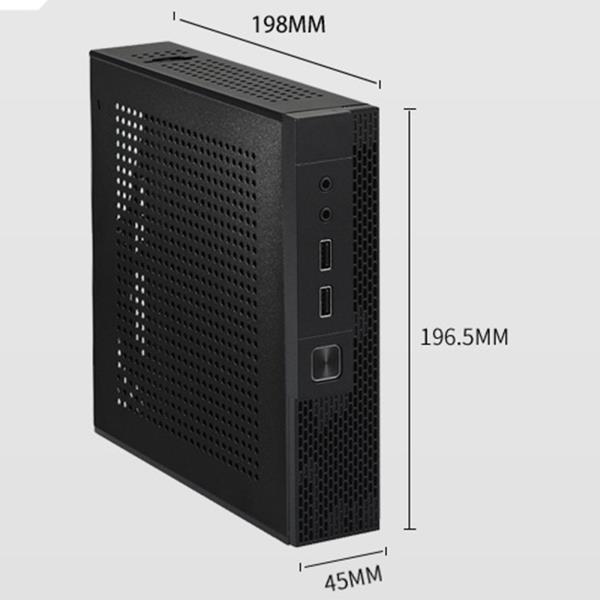 ITX 컴퓨터 케이스 랙 마운트 서버 섀시 게이밍 전원 공급 장치   가정용 피팅용 Htpc 간단한 사용