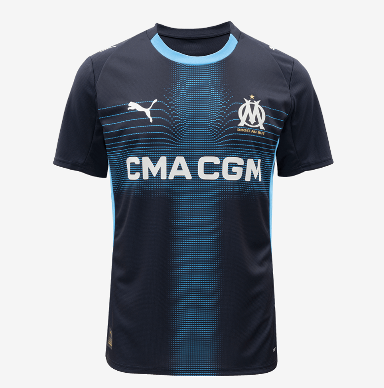푸마 2025-26 올림피크 마르세유 어웨이 S/S 저지(779844-02) 마르세유 축구유니폼 리그1