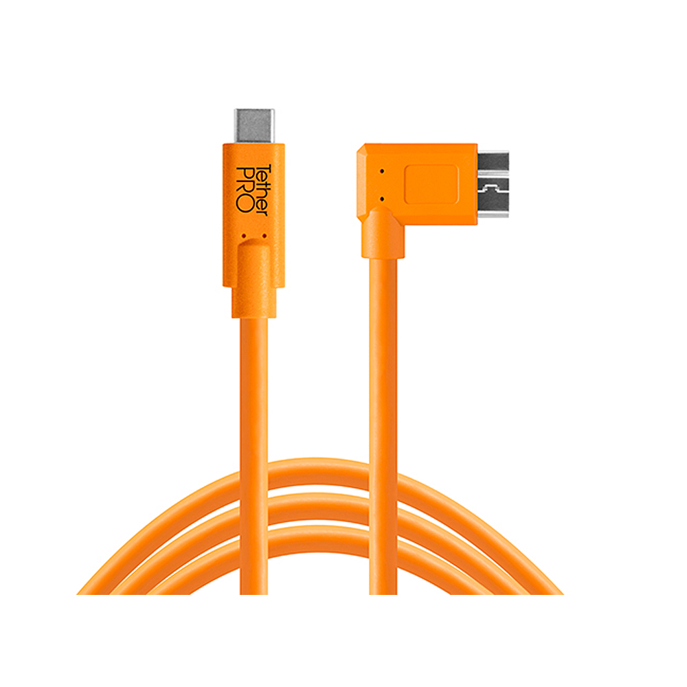 테더툴스 TetherPro USB-C to 3.0 Micro-B Right Angle 케이블