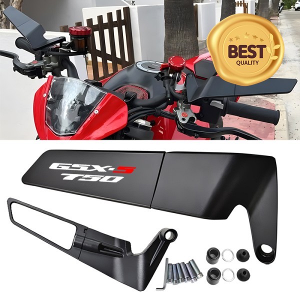 100% 호환 스즈키 GSX-S750 750 1000 올해용 오토바이 CNC 백미러 고정 날개
