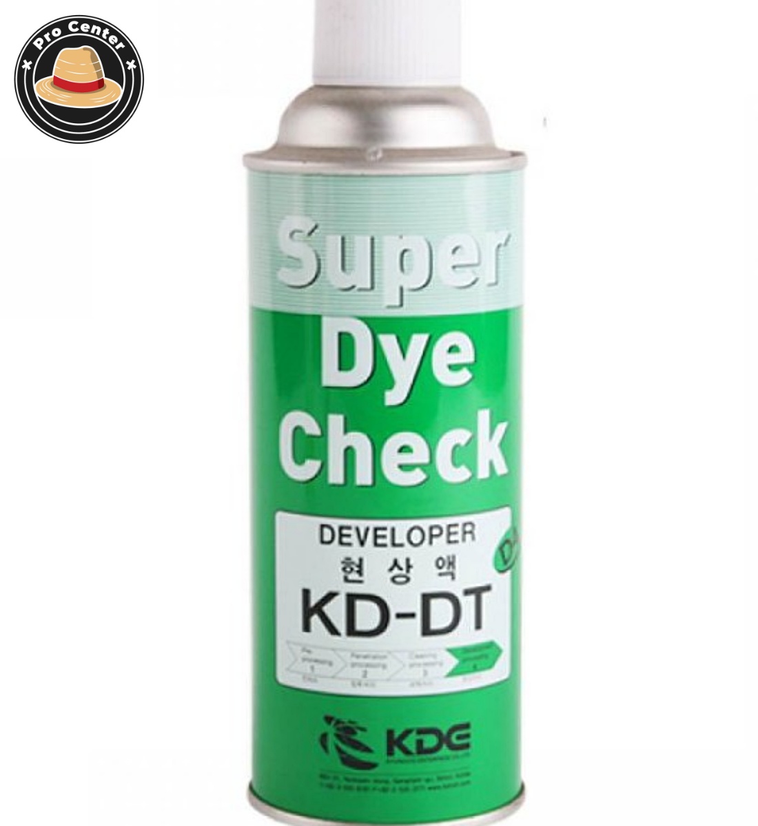 박프로센터 슈퍼 다이체크 KDDT 현상액 450ml 기공 접합부 용접부 각종균열 누출부위