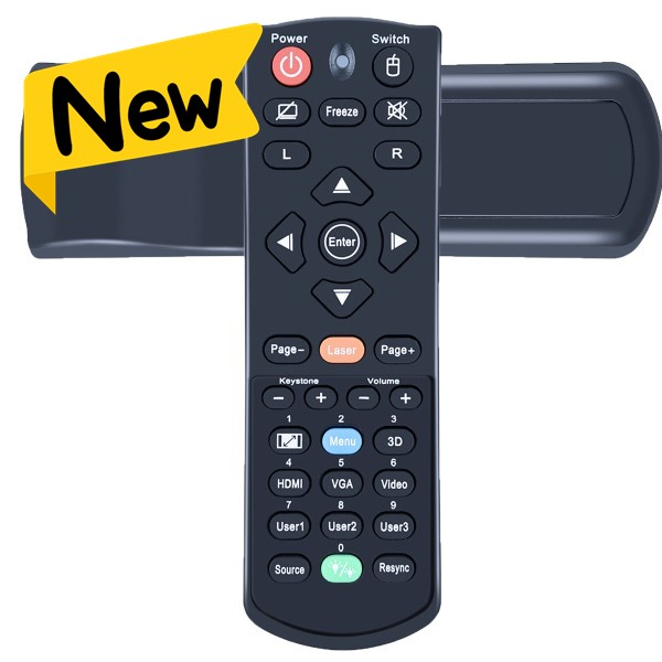 100% 호환 Optoma 4K550 BR-5080C EH415e W319UST X416 ZH403용 프로젝터 리모콘